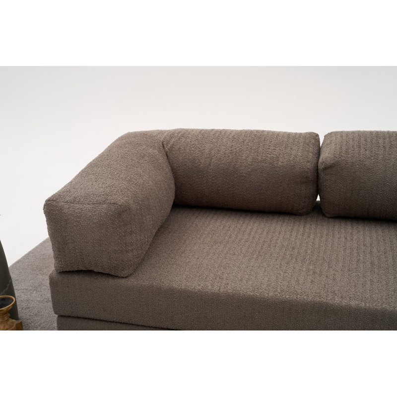 Canapé d’angle, Gris chenille