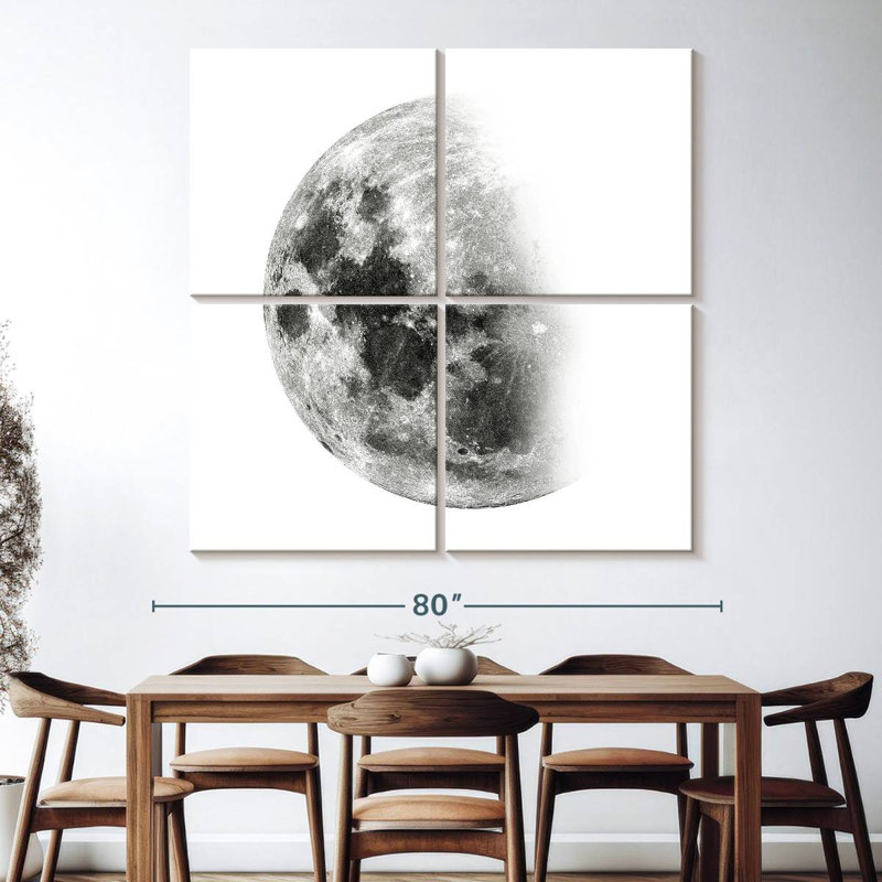 Oberle Moon Waning I, 74" H x 74" W