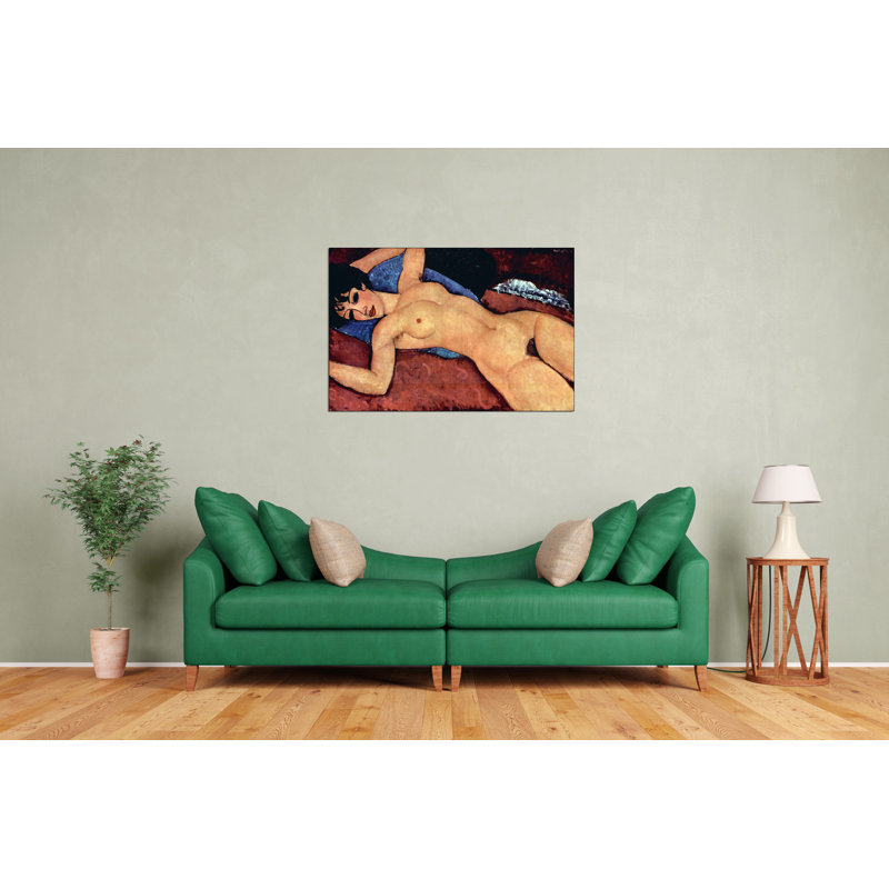 Modigliani Amedeo - Wrapped Canvas Painting, 60cm H x 90cm W x 1.8cm D