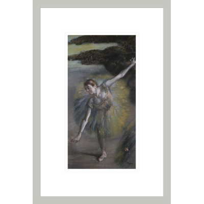 «Dancer in Green» (détail) par Edgar Degas, impression giclée encadrée