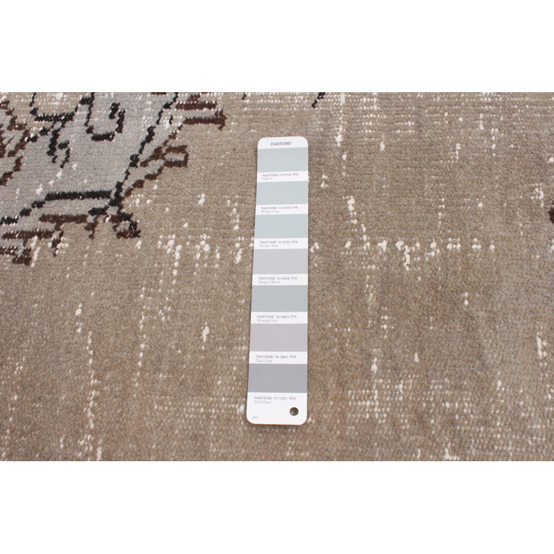 Tapis gris à transition de couleur 5 pi 4 po x 8 pi 5 po