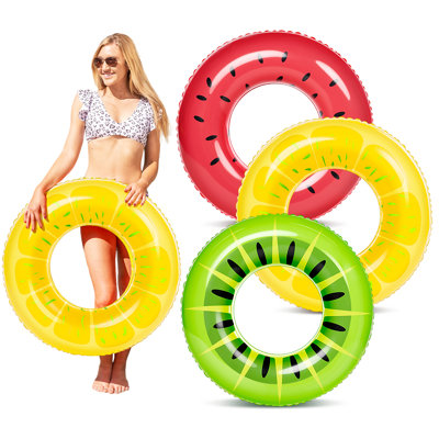 3Pack Inflatable Summer Swim Rings