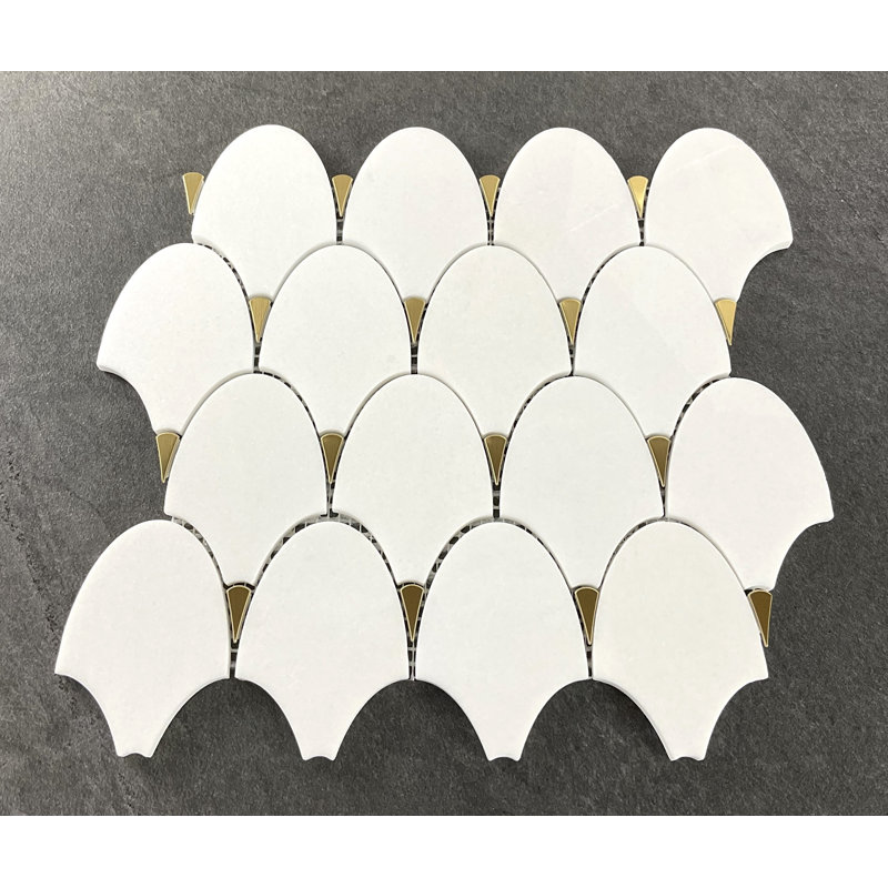 Carreau de mosaïque fantaisie 3 po x 4 po