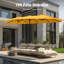 Ayram 457.2cm X 274.3cm Rectangular Market Parasol-1426252943
