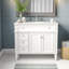 Rivers 40" Free-Standing Single Bathroom Vanity Set with Marble Vanity Top-1655146618