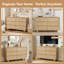 Commode décorative 6 tiroirs l 47,24 po-474478143