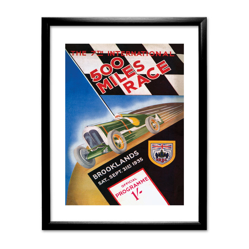 Single Picture Frame Print, Black