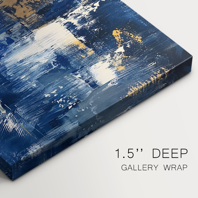Sea and Shore Series XIX - Ensemble de 3 toiles tendues avec châssis - Prêt à être accroché