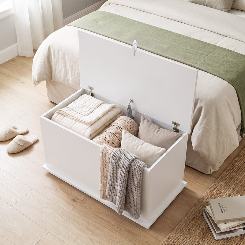 Blanket Chest, White