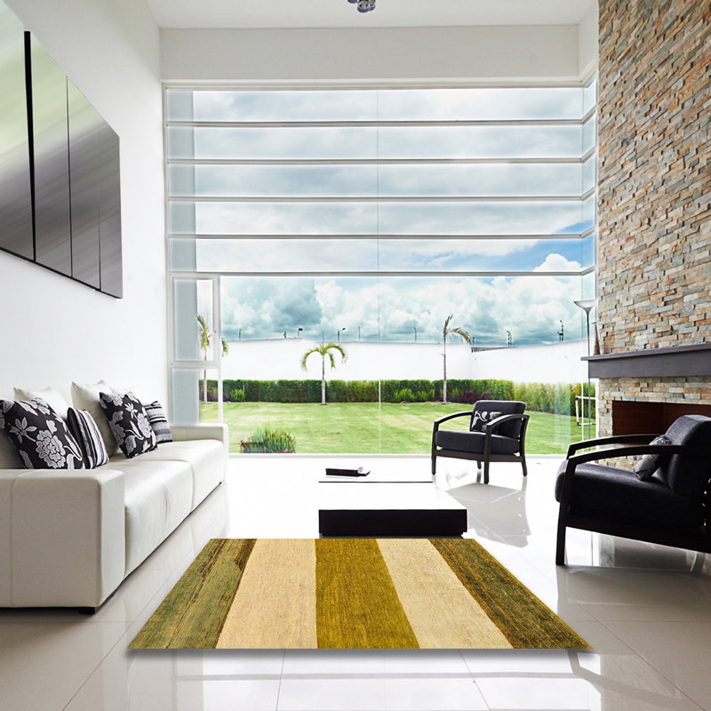 Abstract Indoor Rug, Square 6'