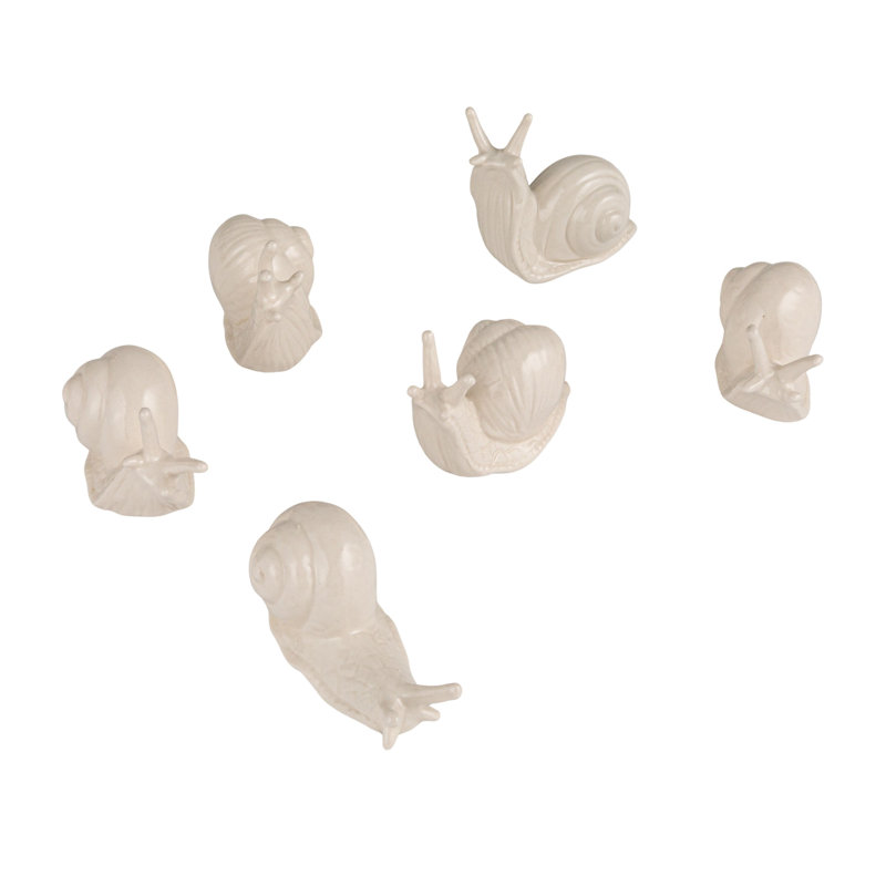 Ensemble de 6 figurines Scullion Lundon, Escargots