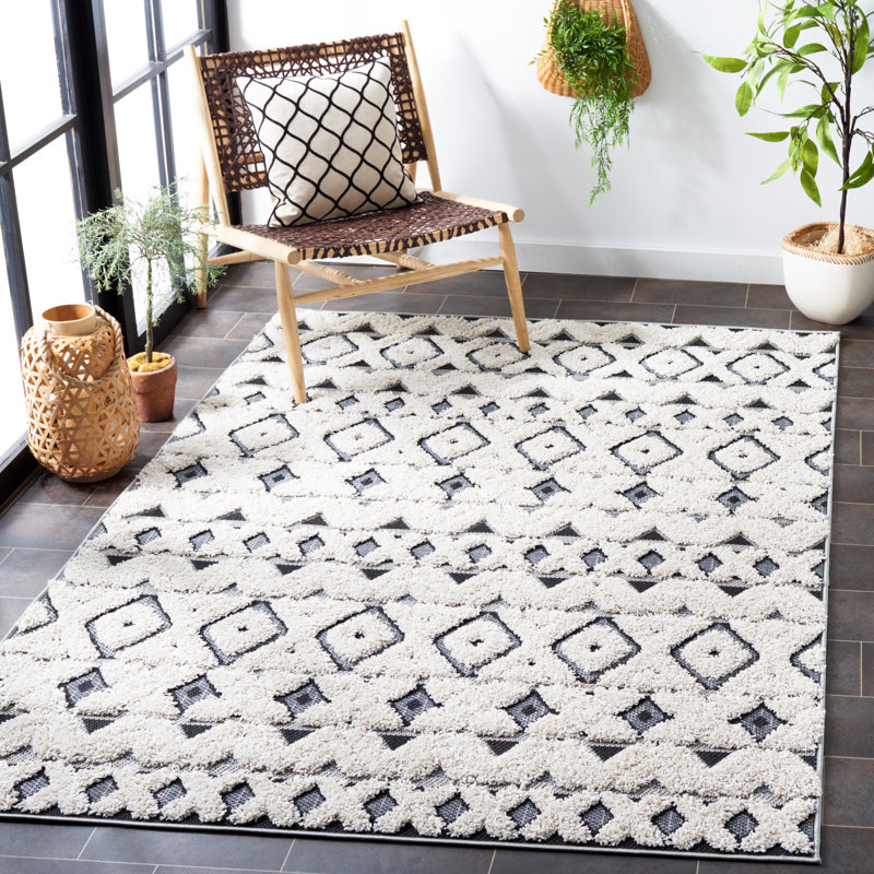 Tapis d'intérieur / extérieur Amrudin Performance Southwestern, Rectangle 8 pi x 10 pi