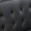 Canapé-lit futon noir avec lit simple