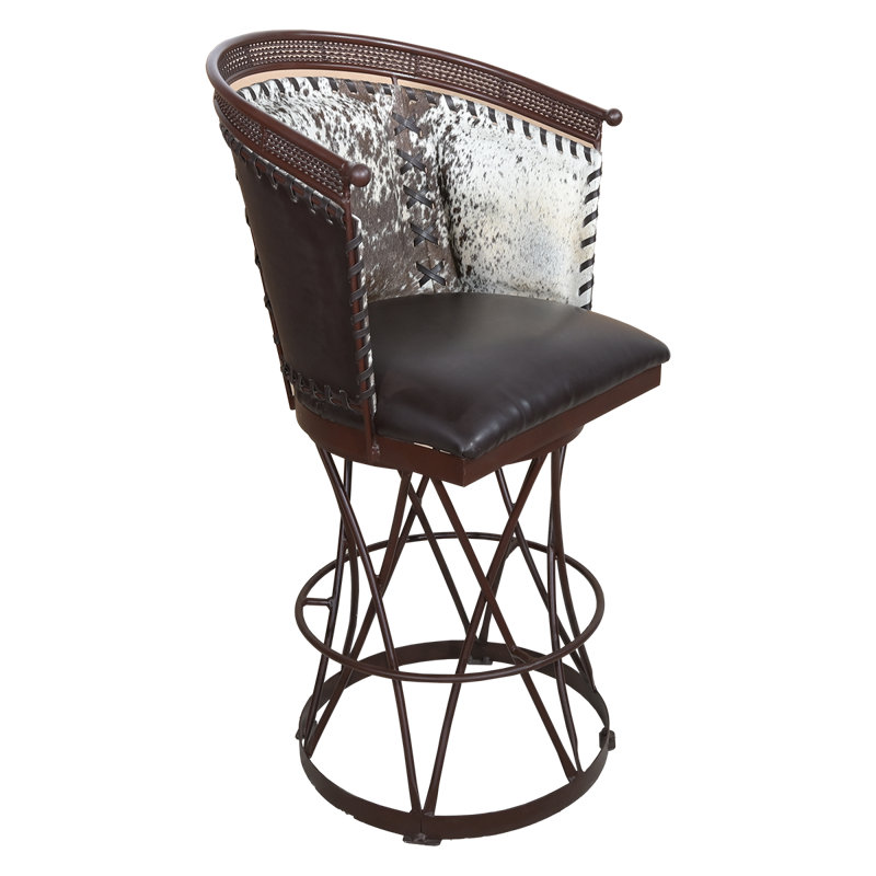 Tabouret de bar rotatif Heritage, Tabouret de comptoir (siège d’une hauteur de 24