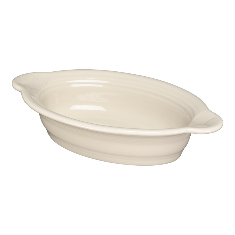Fiesta 9 1/8 Inch Oval Individual Casserole 13 OZ, Sunflower