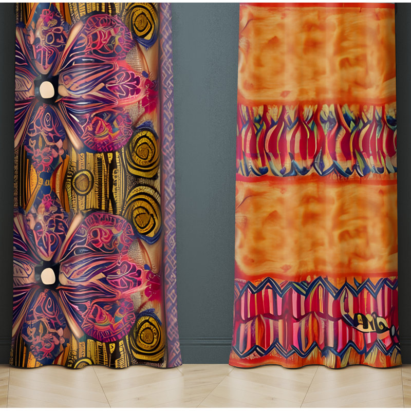 Rideau en polyester Gonen, L 40 po x L 82 po