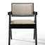 Ensemble de chaises avec accoudoirs et console de style console de 21 po avec base piédestal Jasper