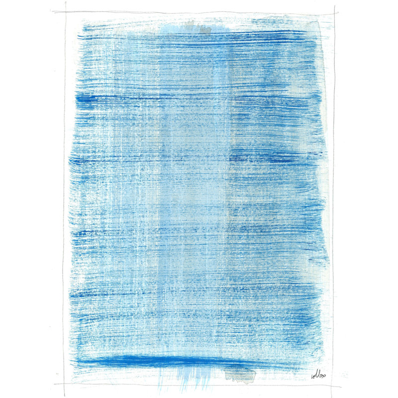 Tissage par Mark Lembo, H 32 po x l 24 po, Toile tendue