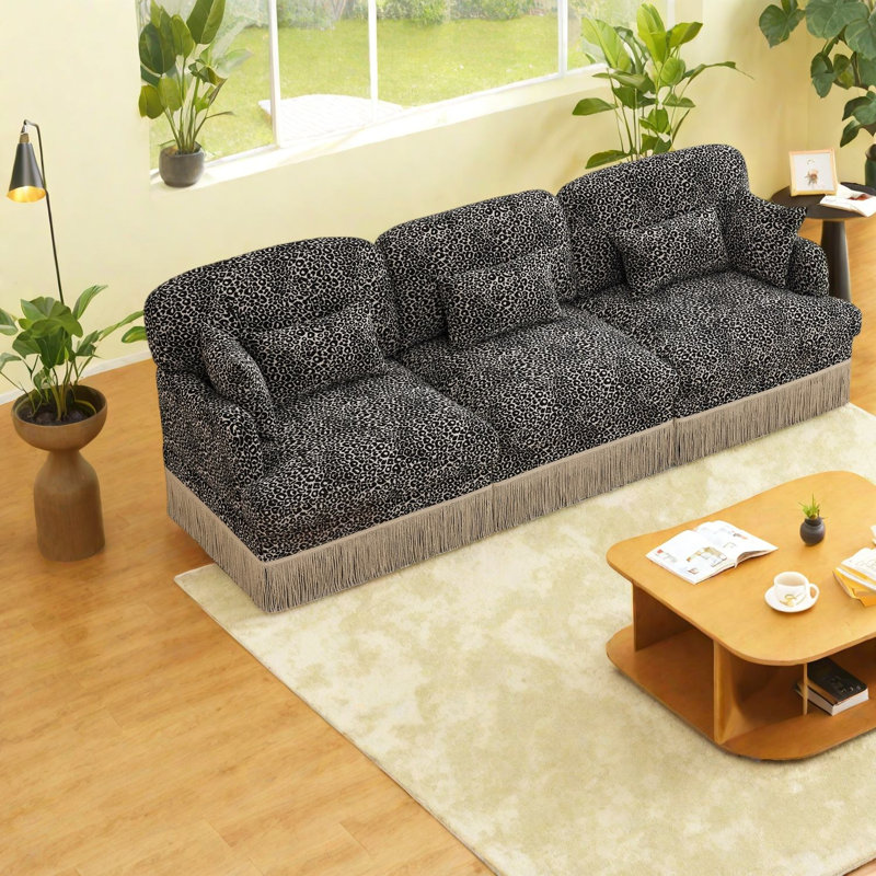 Canapés modulaires profonds, canapé modulaire Chenille