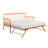 Daybed With Lift-Up Trundle 1Pc Metal Frame Classic Design Home Furniture (King Size)-1902648768
