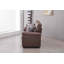 Causeuse en similicuir de 58,7 po de largeur-1612157854