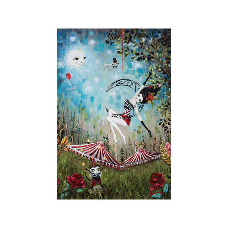 Moonglow by Heather Renaux - Wrapped Canvas Painting, 66.04 cm H x 45.72 cm W x 3.175 cm D