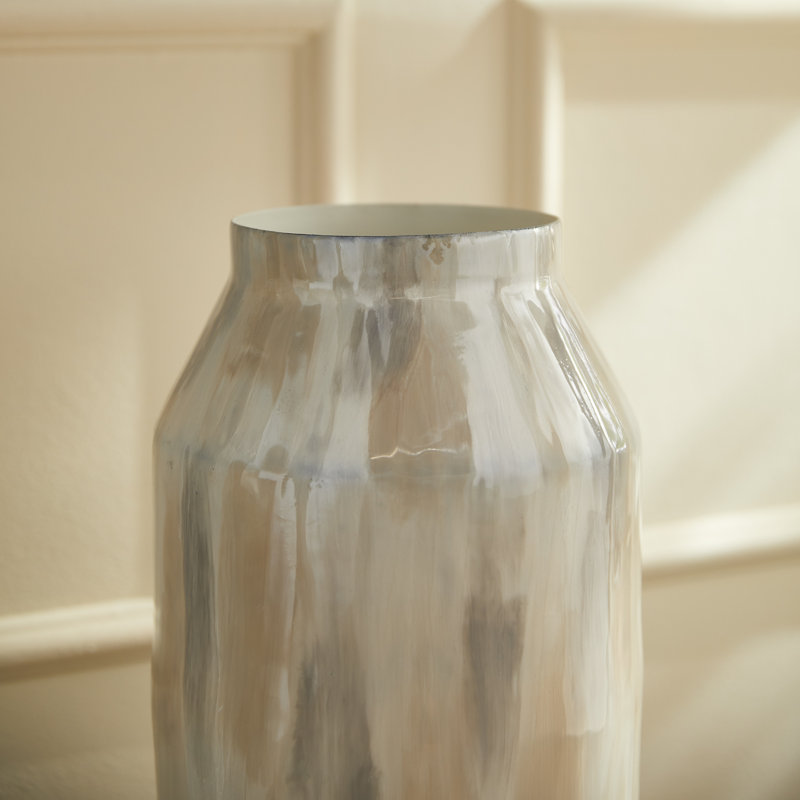 Ashelman Handmade Metal Jar, 15.5"