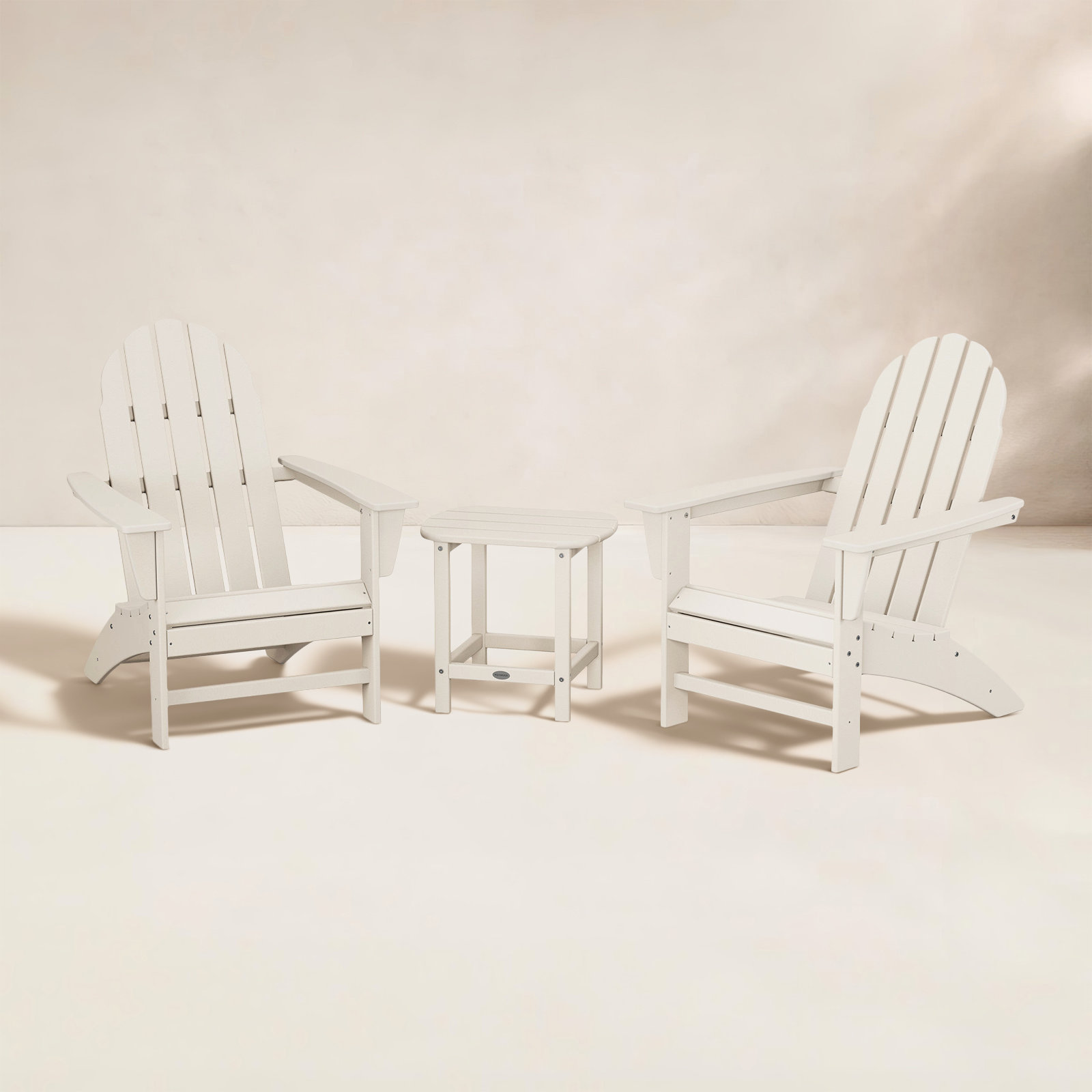 POLYWOOD® Vineyard 2-Person Patio Seating Group, Sand