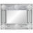 29.5" Framed Geometric Openwork Rectangular Wall Mirror-1861300992