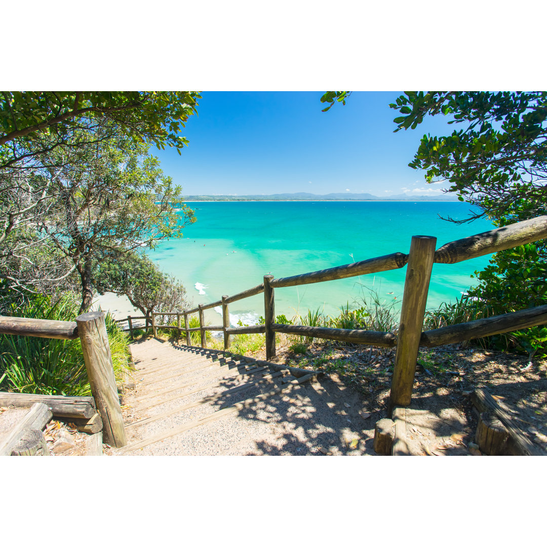 Wategoes Beach by DarrenTierney - Wrapped Canvas Print