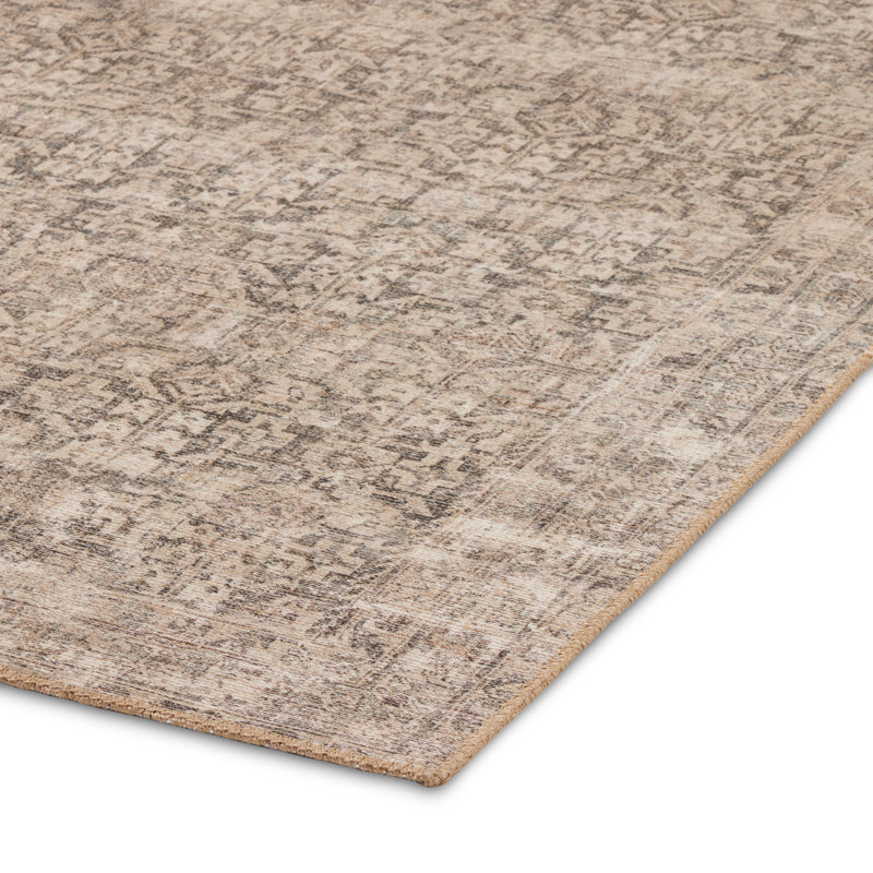 Lucca Priya Area Rug, Runner 2'6" x 12', Light Brown