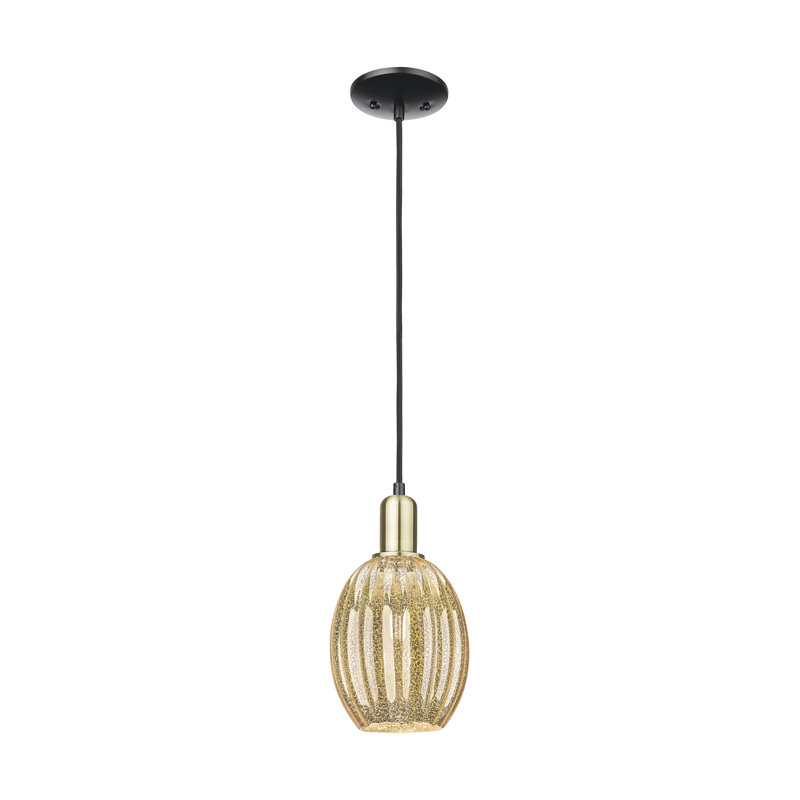 Downtown Urban - Preston - Mini-luminaire suspendu en forme de cloche à cordon 6 lumières 1 lumière Preston, Mercure