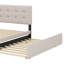 Queen Size  Platform Bed Offering Two Under-Bed Storage Compartments And An Extra Trundle-115735477