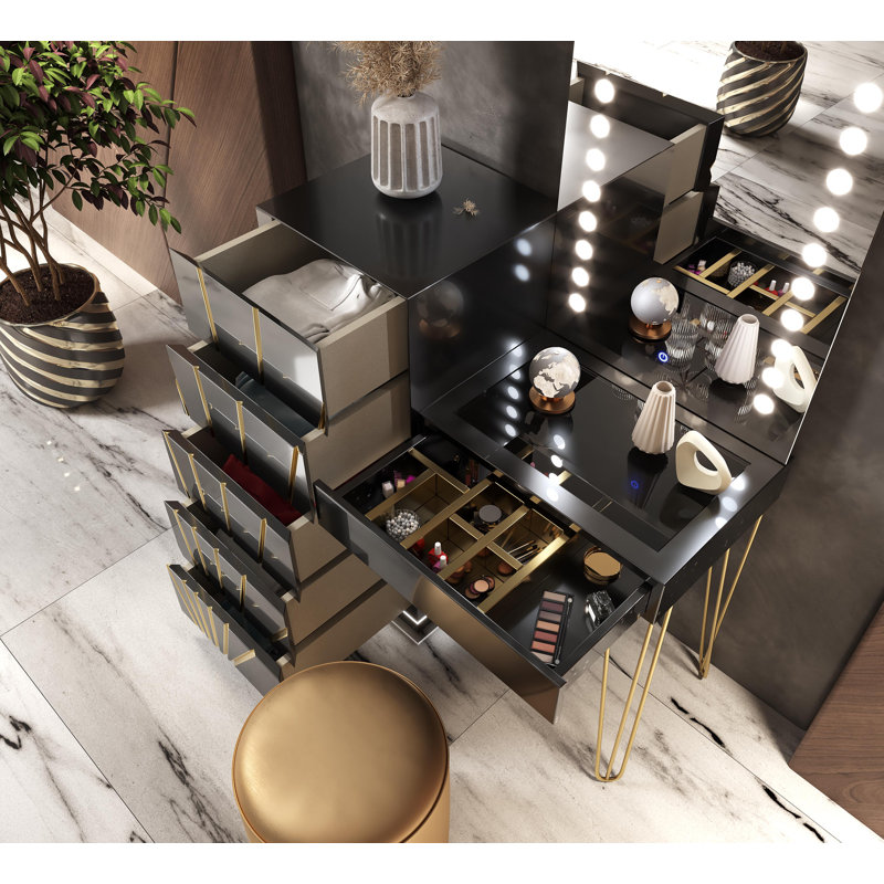 Eclipse Makeup To10 Vanity And Bench