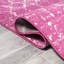 Tapis marocain Kateshia HYPE Boho Vintage Diamond Fuchsia / Ivory-1802146025