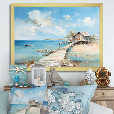 " Coastal Pier Minimalism Charm "