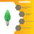 0.4 Watt (7 Watt Equivalent), C7 LED Non-Dimmable Light Bulb, Non-adjustable E12/Candelabra Base