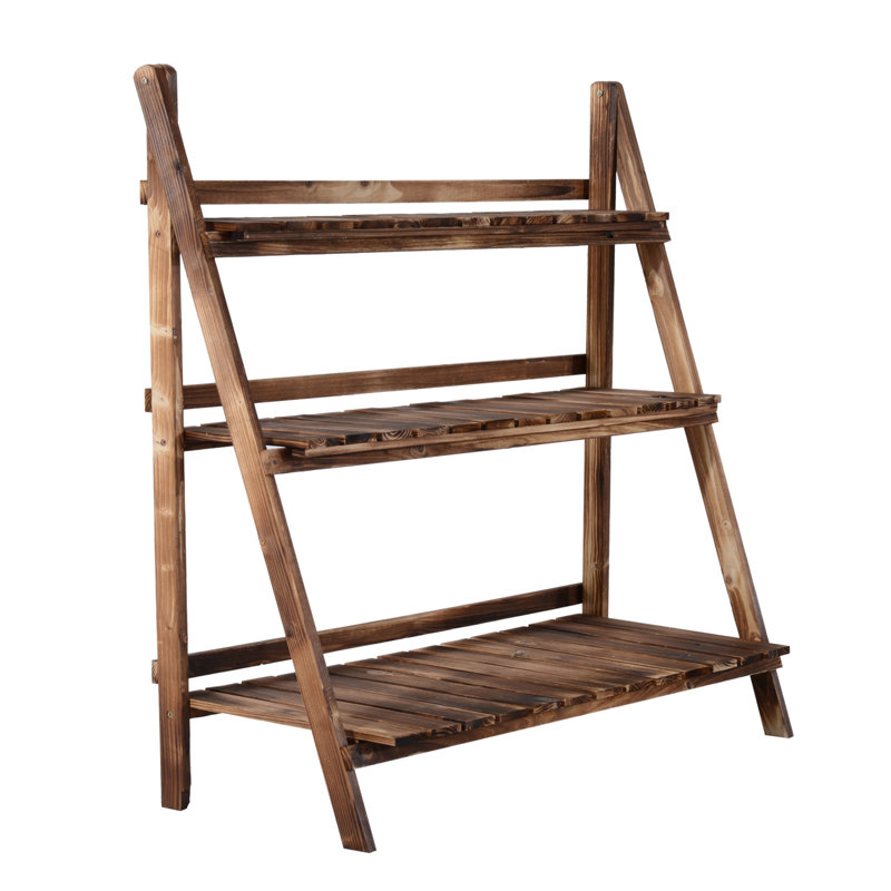 Plant Stand, 93cm H x 100cm W x 37cm D, Bronze