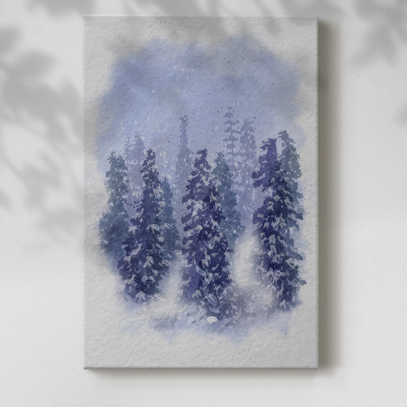 Driven Snow I -Gallery Wraraped Cavas, H 18 po x l 12 po