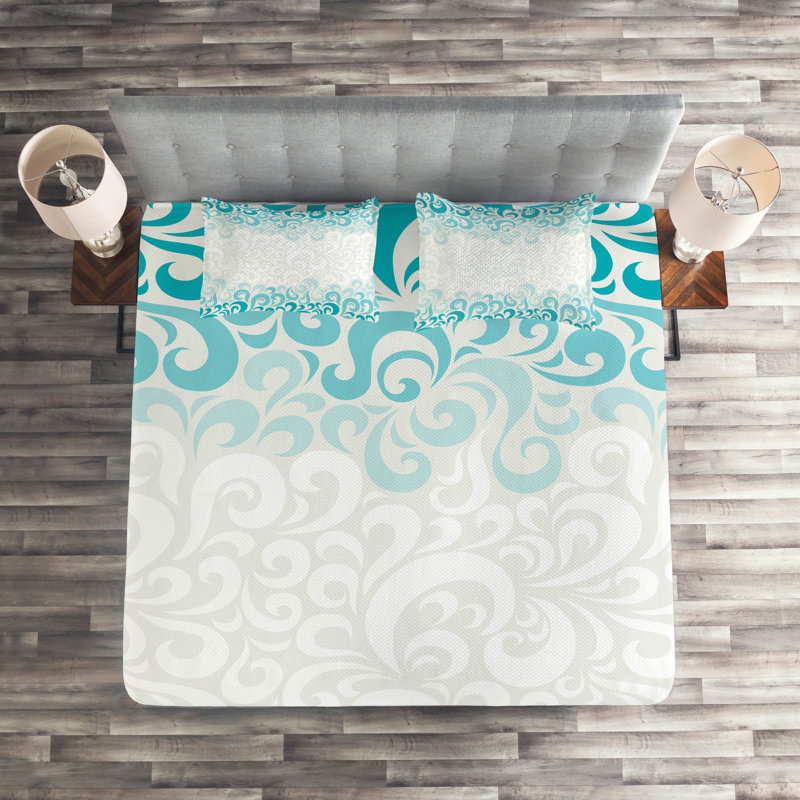 Modern & Contemporary Polyester Coverlet, King Bedspread + 2 Shams