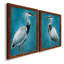 «Great Blue Heron I», ensemble de 2 peintures sur toile encadrées-950255323-950255324
