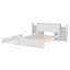 Lit plateforme avec rangement et tablettes gigognes-110420606