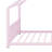 Metal House Bed Frame with Classic Roof Design-129109605