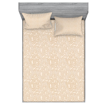 Microfiber Floral Sheet Set