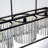 3-light Dimmable Rectangle Kitchen Island Pendant