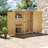 4 ft. 7 in. W x 1 ft. 5 in. D Solid Wood Vertical Tool Shed