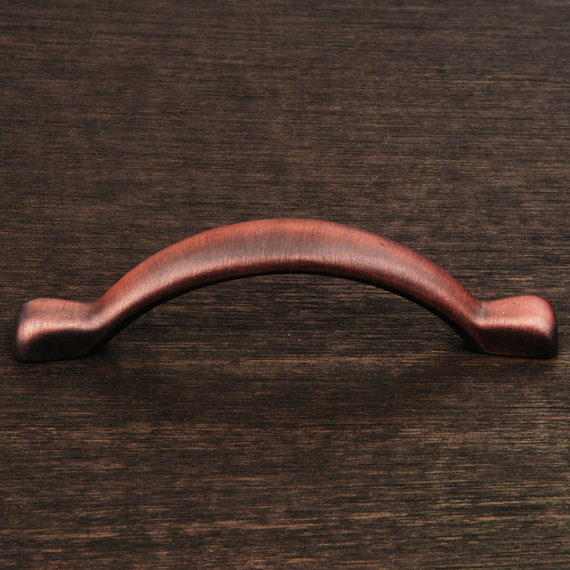 CP Series 3" Center to CenterArch Pull, Distressed Copper