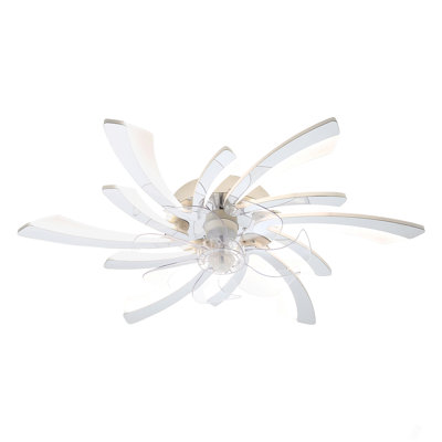30.7In Ceiling Fan With Lights, Remote Control 3 Colour Temperatures,6 Gear Wind Speed Fan Light