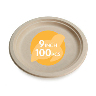 50 X Disposable Paper Plates Size 7 Inch For All Occasions Outdoor