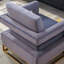 Grey Velvet Accent Armchair, Stainless Steel Base, Comfy And Chic Construction For Stability